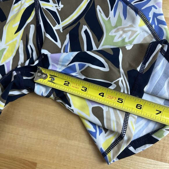 Sweaty Betty POWER‎ Shorts Colorful Leaf Print Size XS 6” Inseam Zip Pocket - Picture 6 of 6